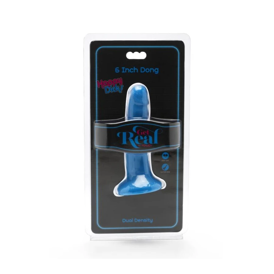 GET REAL - HAPPY DICKS DONG 12 CM BLU